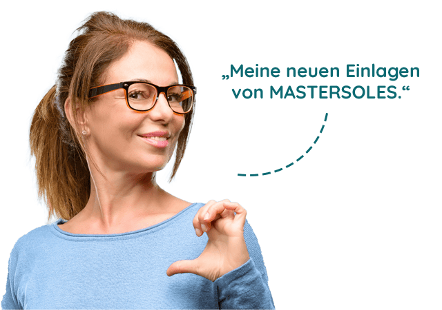Frau Zitat unsere Einlagen Meine neuen Einlagen sind von MASTERSOLES.